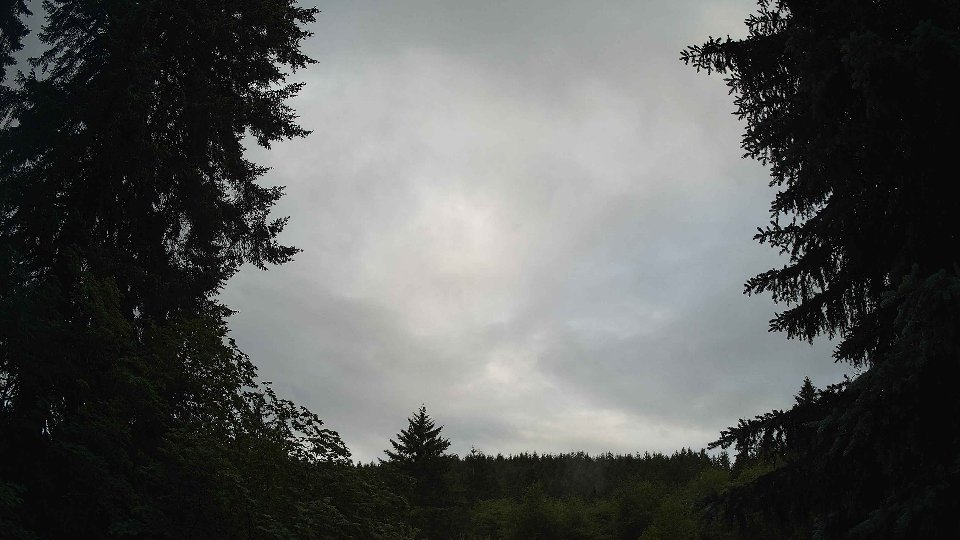 Pacific Northwest skyline timelapse frame from Jun 9th, 2026 at 8:00 PM