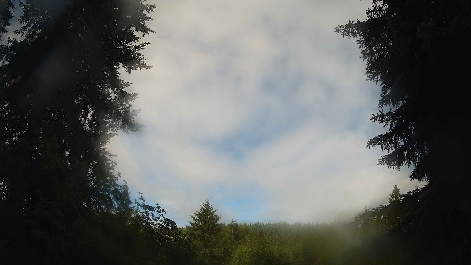 Pacific Northwest skyline timelapse frame from Jun 10th, 2026 at 8:00 AM