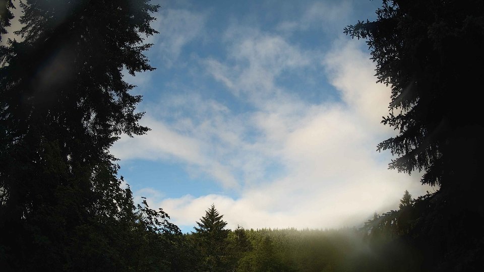 Pacific Northwest skyline timelapse frame from Jun 10th, 2026 at 8:15 AM
