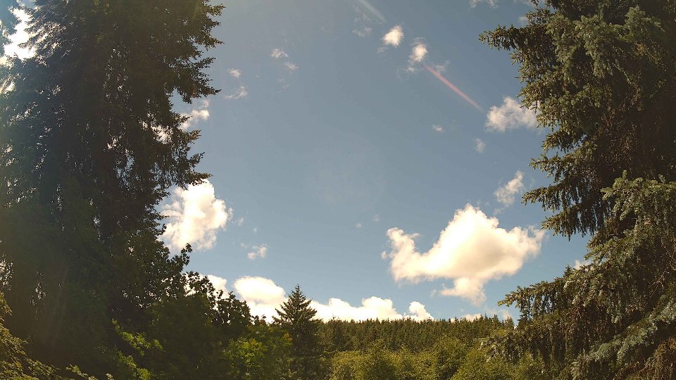 Pacific Northwest skyline timelapse frame from Jun 10th, 2026 at 12:45 PM