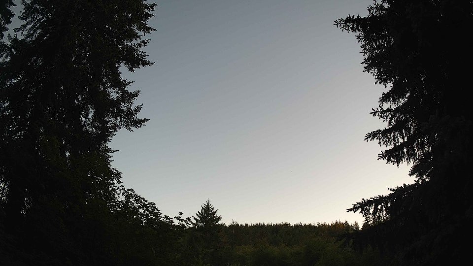 Pacific Northwest skyline timelapse frame from Jun 10th, 2026 at 8:45 PM