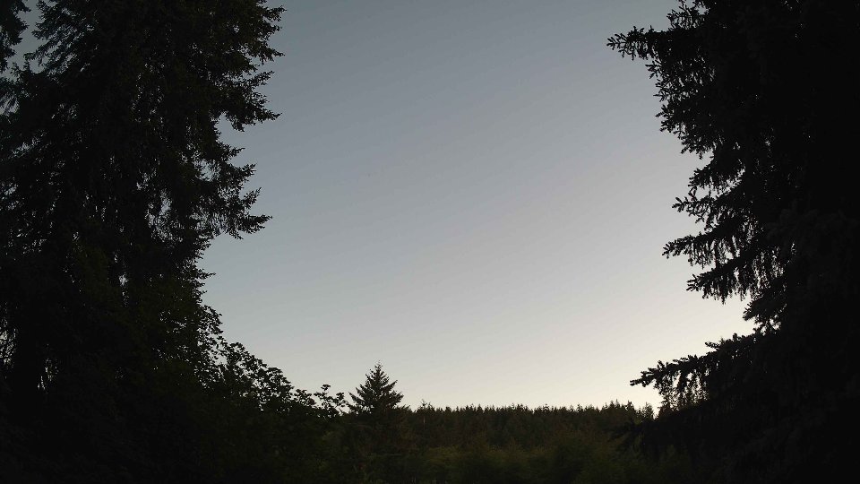 Pacific Northwest skyline timelapse frame from Jun 10th, 2026 at 8:59 PM