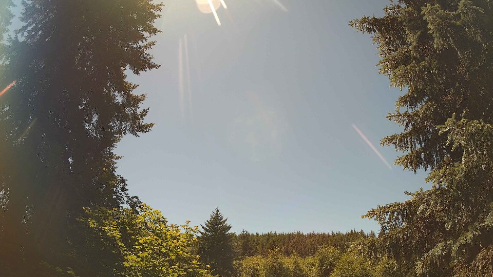 Pacific Northwest skyline timelapse frame from Jun 11th, 2026 at 1:30 PM