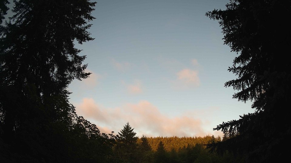 Pacific Northwest skyline timelapse frame from Jun 12th, 2026 at 5:45 AM