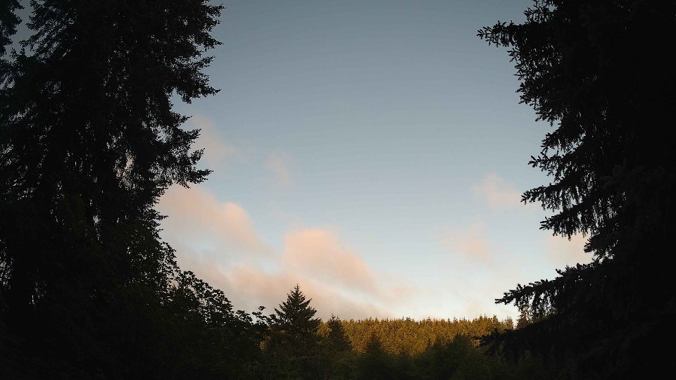 Pacific Northwest skyline timelapse frame from Jun 12th, 2026 at 6:00 AM