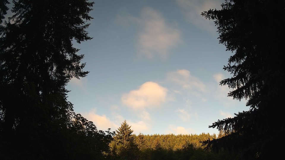 Pacific Northwest skyline timelapse frame from Jun 12th, 2026 at 6:45 AM