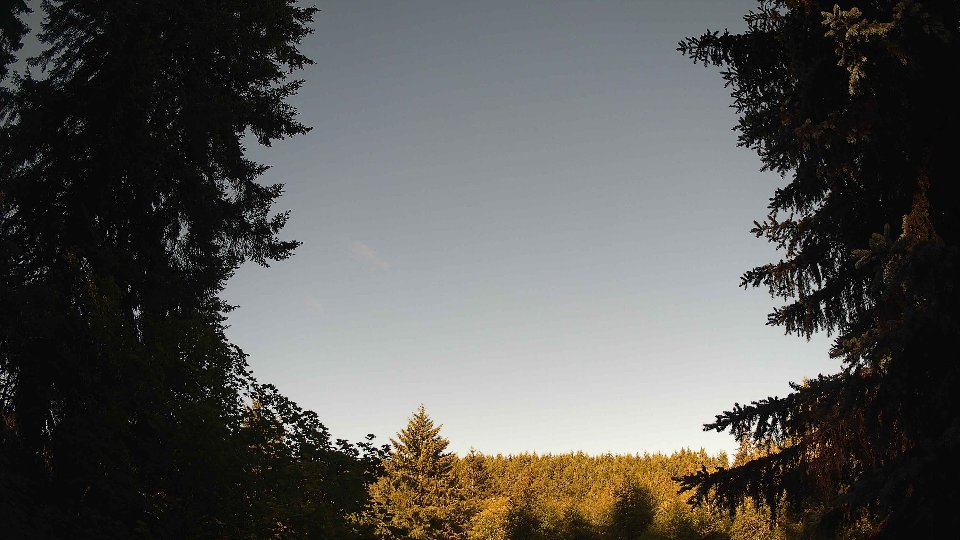 Pacific Northwest skyline timelapse frame from Jun 12th, 2026 at 7:45 AM