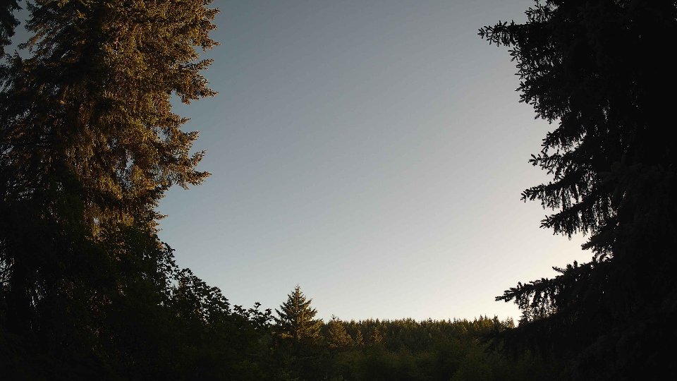 Pacific Northwest skyline timelapse frame from Jun 12th, 2026 at 7:45 PM