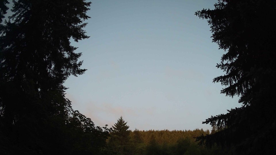 Pacific Northwest skyline timelapse frame from Jun 12th, 2026 at 5:00 AM