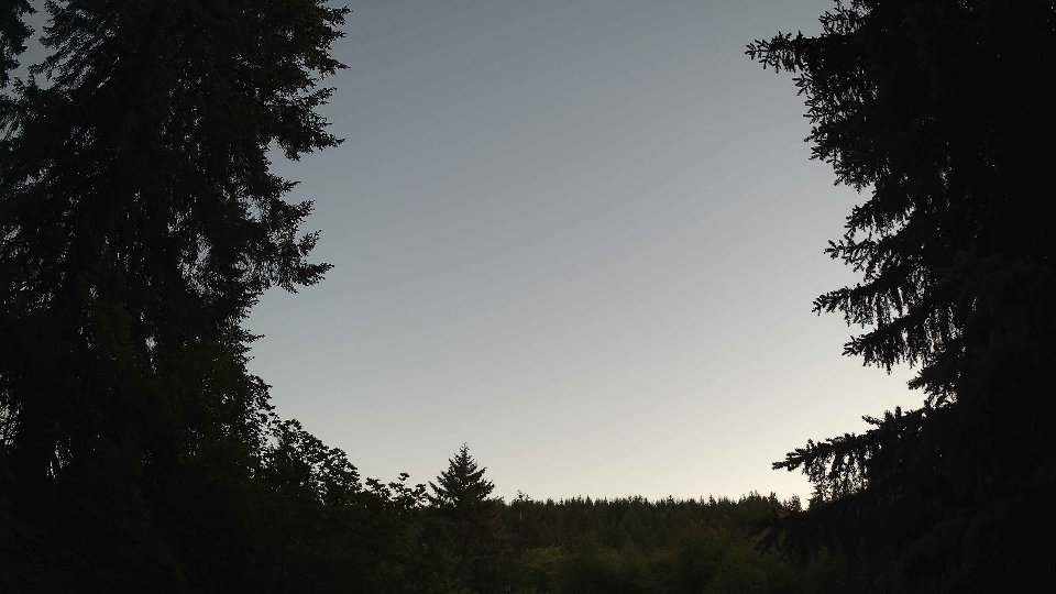 Pacific Northwest skyline timelapse frame from Jun 12th, 2026 at 9:00 PM