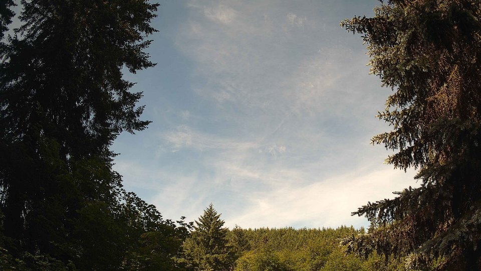 Pacific Northwest skyline timelapse frame from Jun 15th, 2026 at 9:45 AM