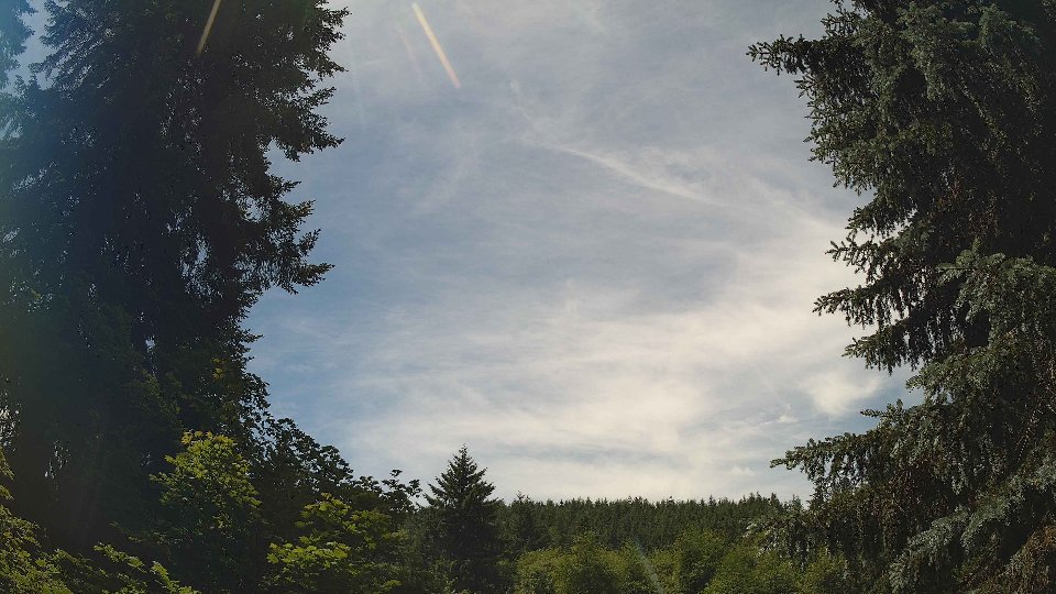 Pacific Northwest skyline timelapse frame from Jun 15th, 2026 at 12:45 PM