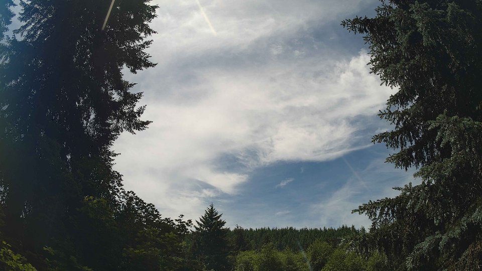 Pacific Northwest skyline timelapse frame from Jun 15th, 2026 at 1:00 PM
