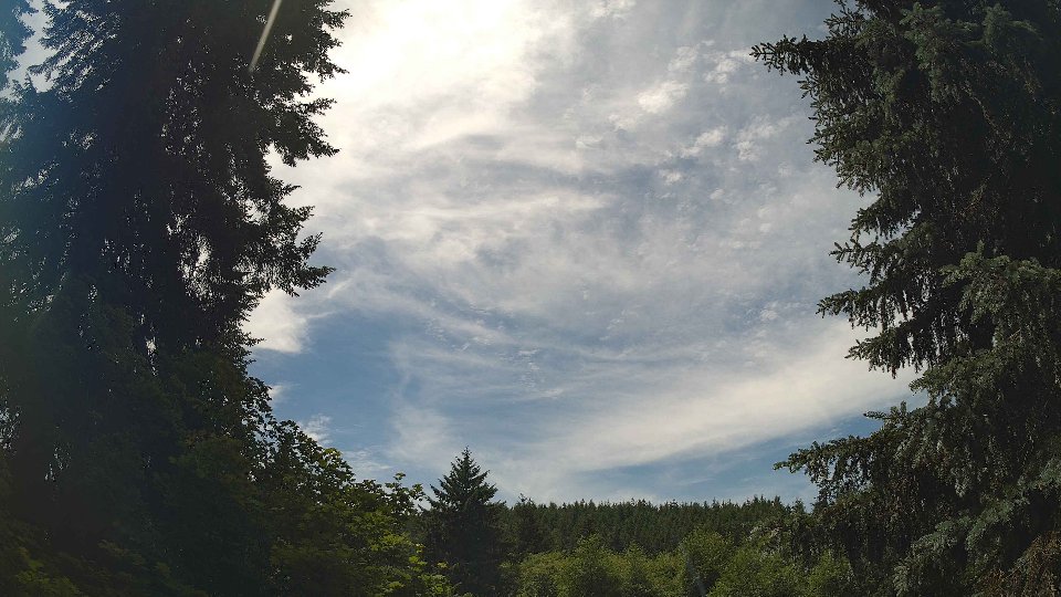 Pacific Northwest skyline timelapse frame from Jun 15th, 2026 at 1:15 PM