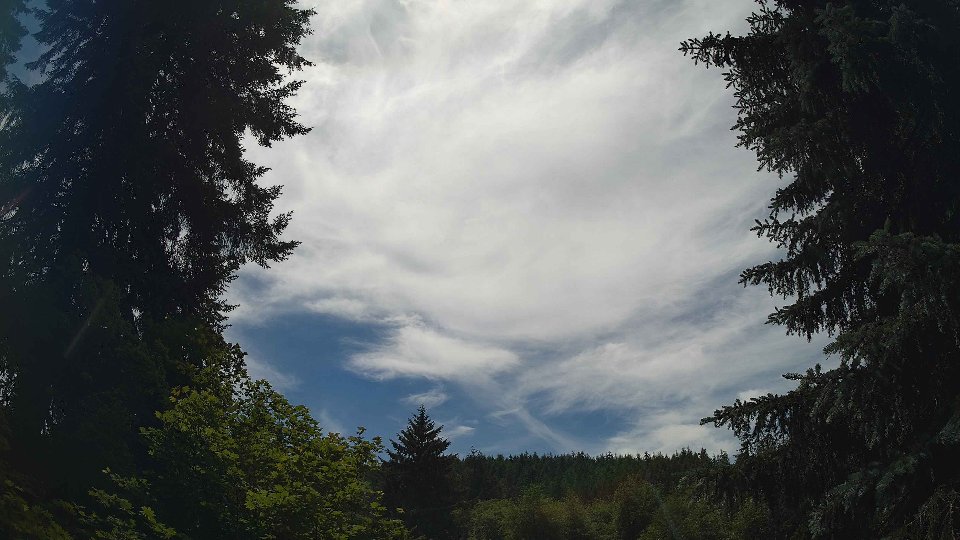 Pacific Northwest skyline timelapse frame from Jun 15th, 2026 at 1:45 PM