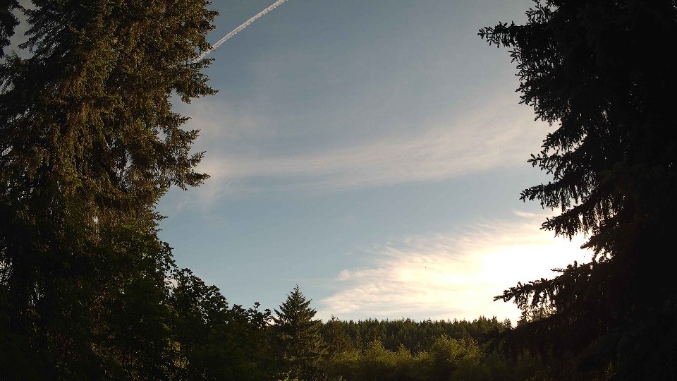 Pacific Northwest skyline timelapse frame from Jun 15th, 2026 at 7:15 PM