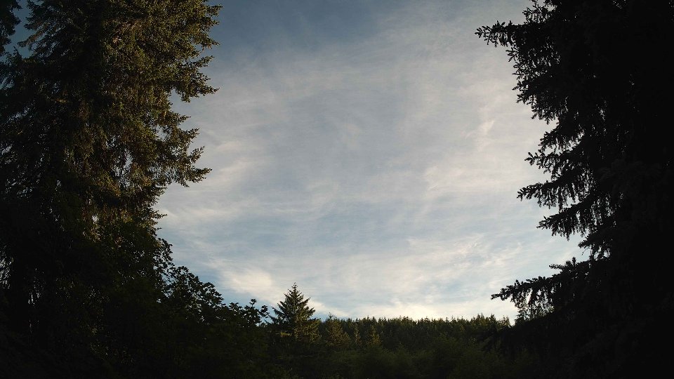 Pacific Northwest skyline timelapse frame from Jun 15th, 2026 at 7:45 PM