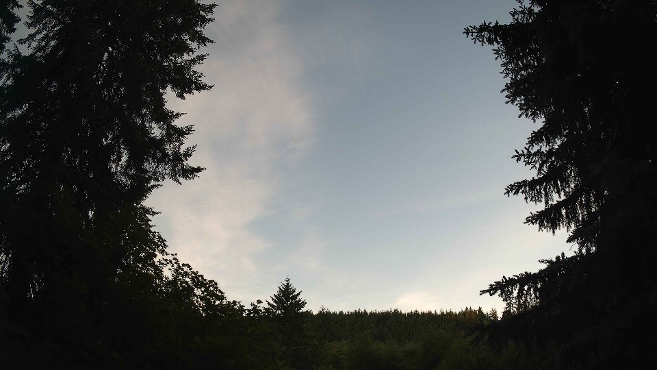 Pacific Northwest skyline timelapse frame from Jun 15th, 2026 at 8:45 PM