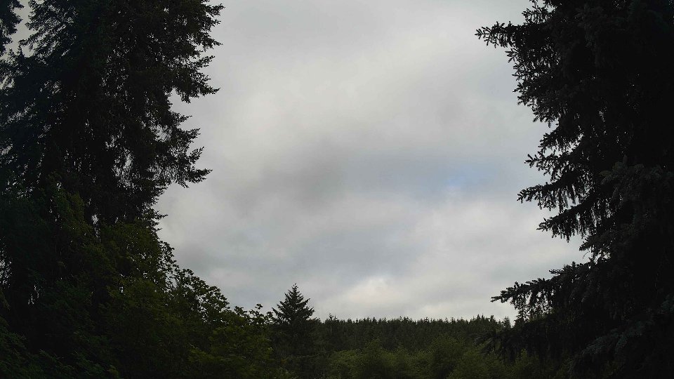 Pacific Northwest skyline timelapse frame from Jun 16th, 2026 at 7:45 AM