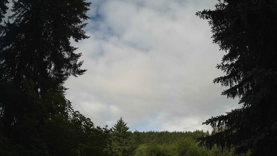 Pacific Northwest skyline timelapse frame from Jun 16th, 2026 at 8:15 AM