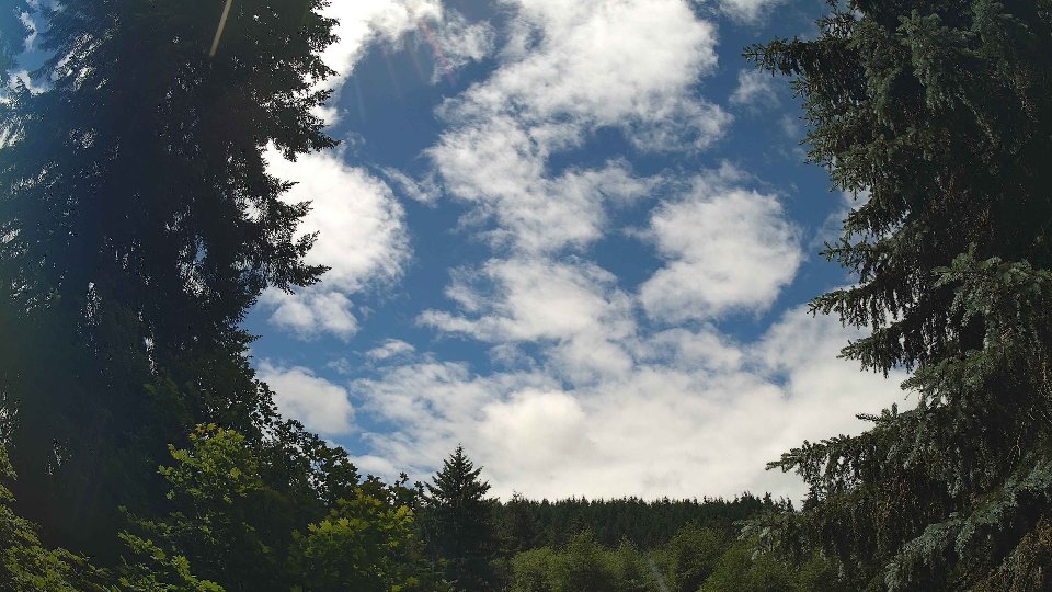 Pacific Northwest skyline timelapse frame from Jun 16th, 2026 at 12:45 PM