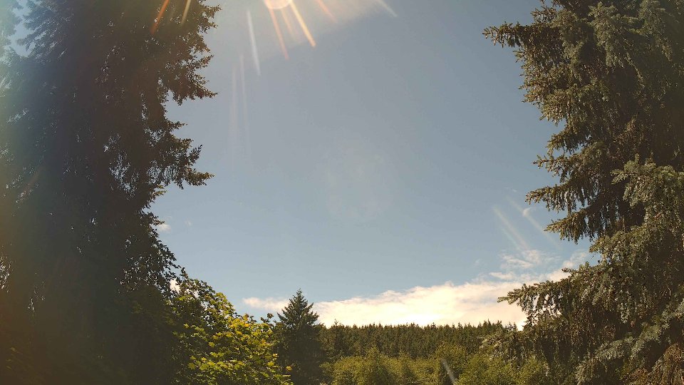Pacific Northwest skyline timelapse frame from Jun 16th, 2026 at 1:15 PM