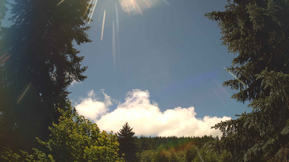 Pacific Northwest skyline timelapse frame from Jun 16th, 2026 at 1:45 PM