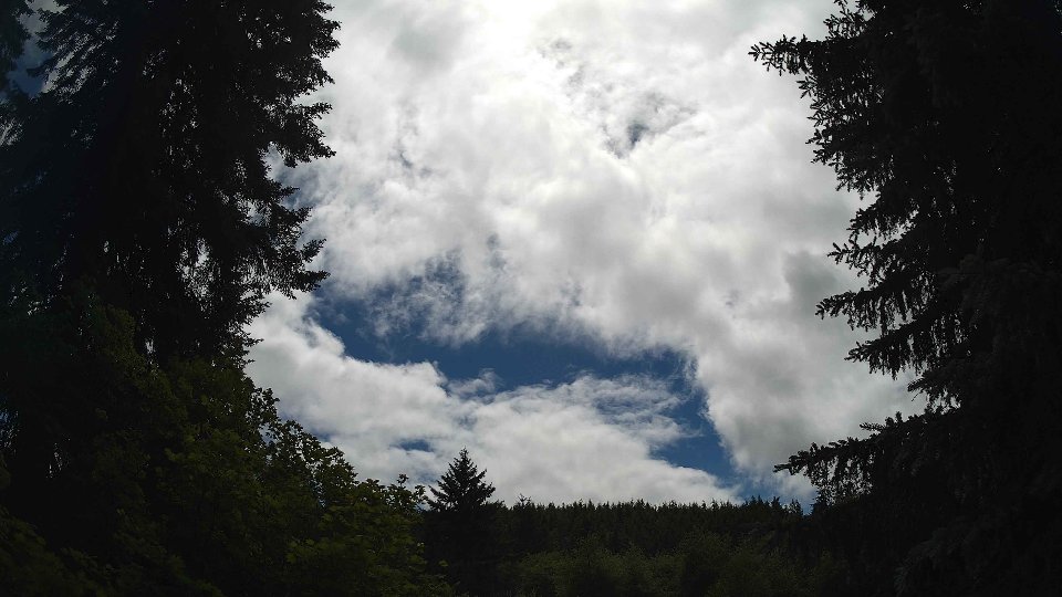 Pacific Northwest skyline timelapse frame from Jun 16th, 2026 at 2:45 PM
