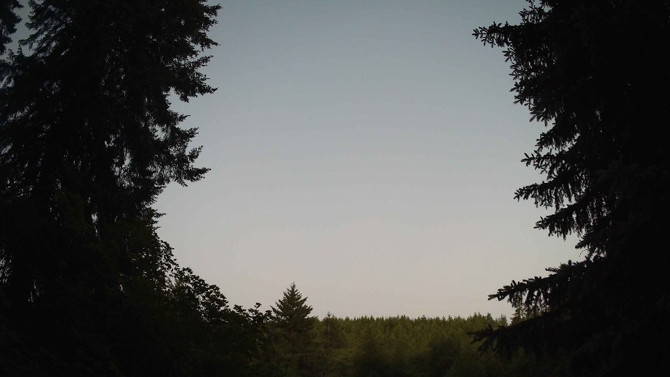 Pacific Northwest skyline timelapse frame from Jun 16th, 2026 at 5:00 AM