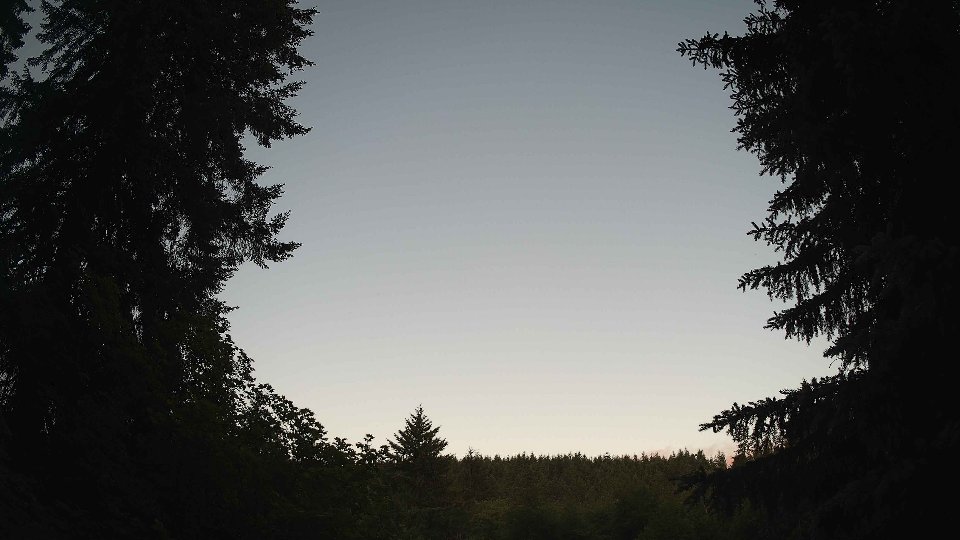 Pacific Northwest skyline timelapse frame from Jun 17th, 2026 at 5:30 AM