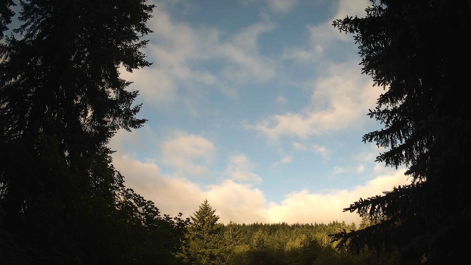 Pacific Northwest skyline timelapse frame from Jun 17th, 2026 at 7:00 AM