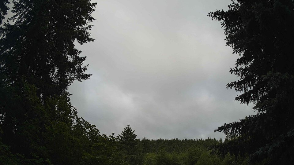 Pacific Northwest skyline timelapse frame from Jun 17th, 2026 at 7:45 AM
