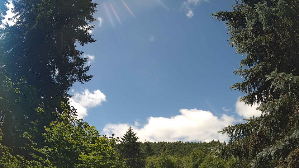 Pacific Northwest skyline timelapse frame from Jun 17th, 2026 at 12:15 PM