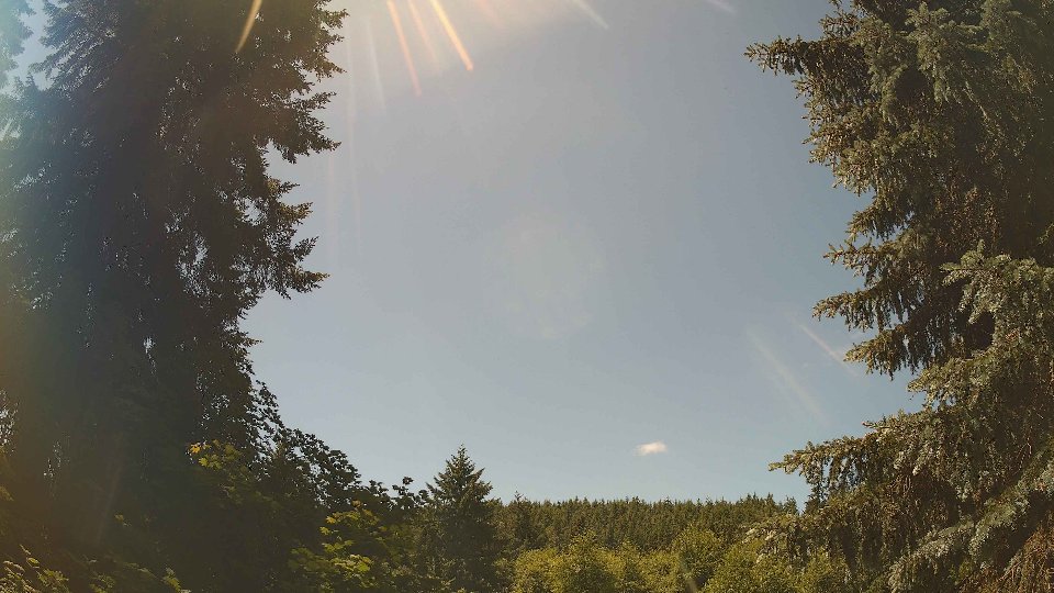 Pacific Northwest skyline timelapse frame from Jun 17th, 2026 at 1:00 PM