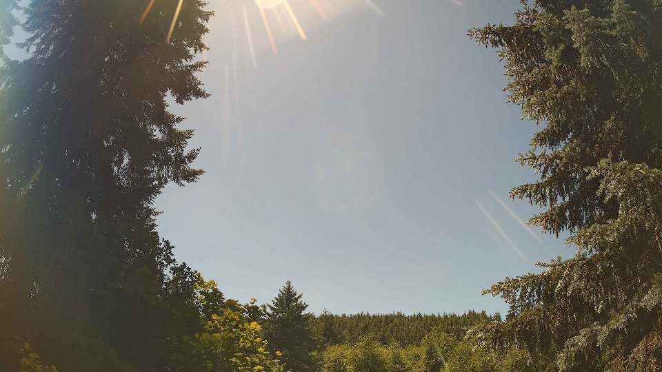 Pacific Northwest skyline timelapse frame from Jun 17th, 2026 at 1:15 PM