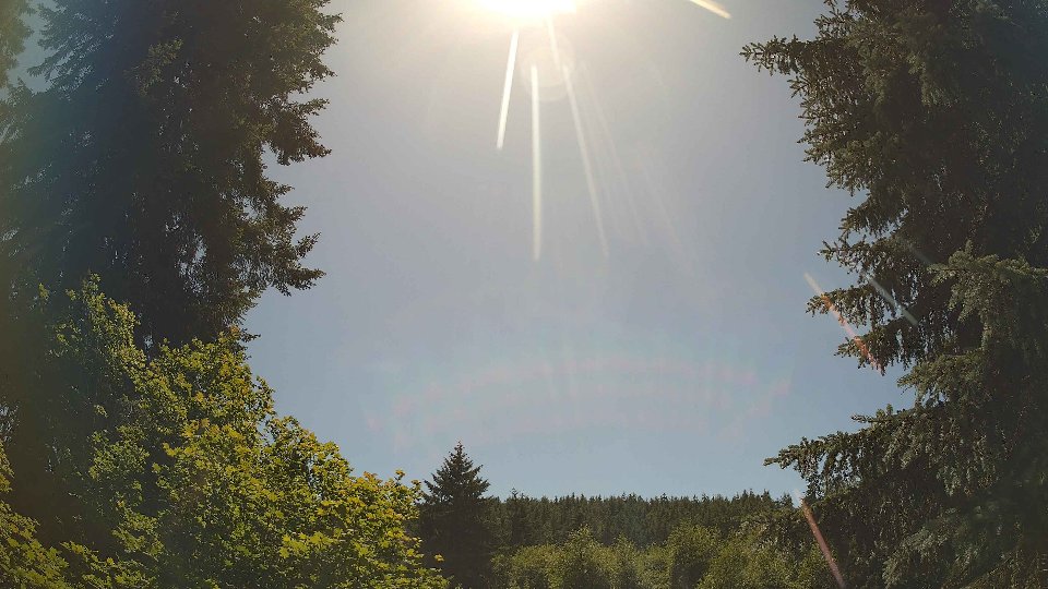 Pacific Northwest skyline timelapse frame from Jun 17th, 2026 at 2:45 PM