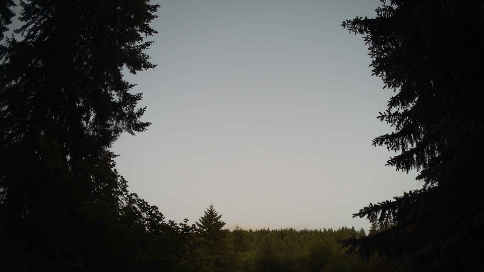 Pacific Northwest skyline timelapse frame from Jun 17th, 2026 at 5:00 AM