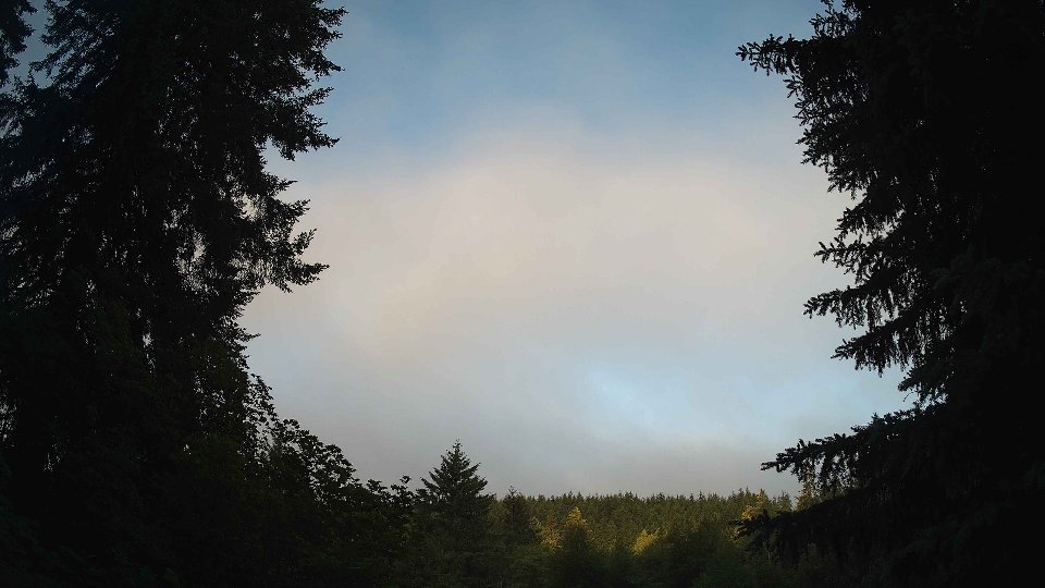 Pacific Northwest skyline timelapse frame from Jun 18th, 2026 at 6:00 AM