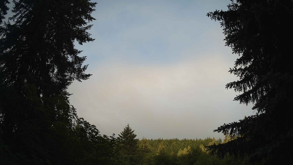 Pacific Northwest skyline timelapse frame from Jun 18th, 2026 at 6:15 AM