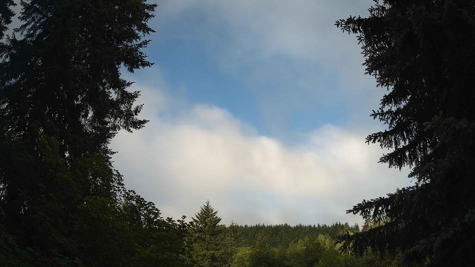 Pacific Northwest skyline timelapse frame from Jun 18th, 2026 at 7:15 AM