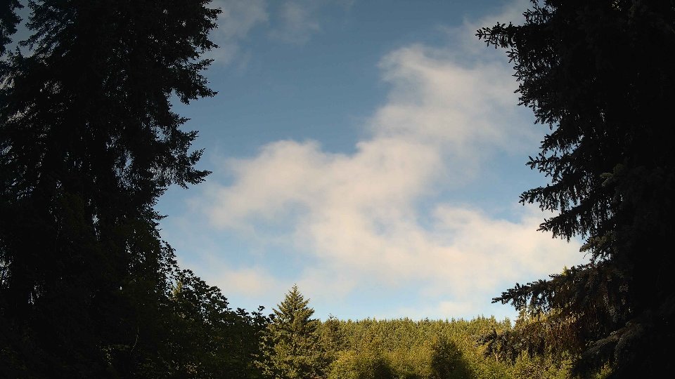 Pacific Northwest skyline timelapse frame from Jun 18th, 2026 at 8:00 AM