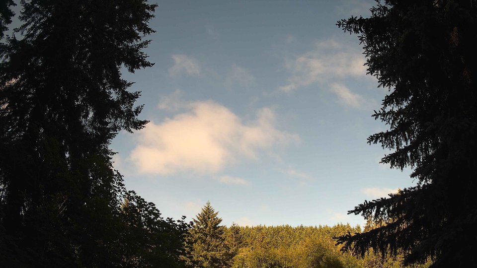Pacific Northwest skyline timelapse frame from Jun 18th, 2026 at 8:15 AM