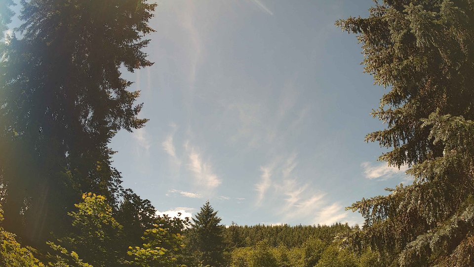 Pacific Northwest skyline timelapse frame from Jun 18th, 2026 at 12:45 PM