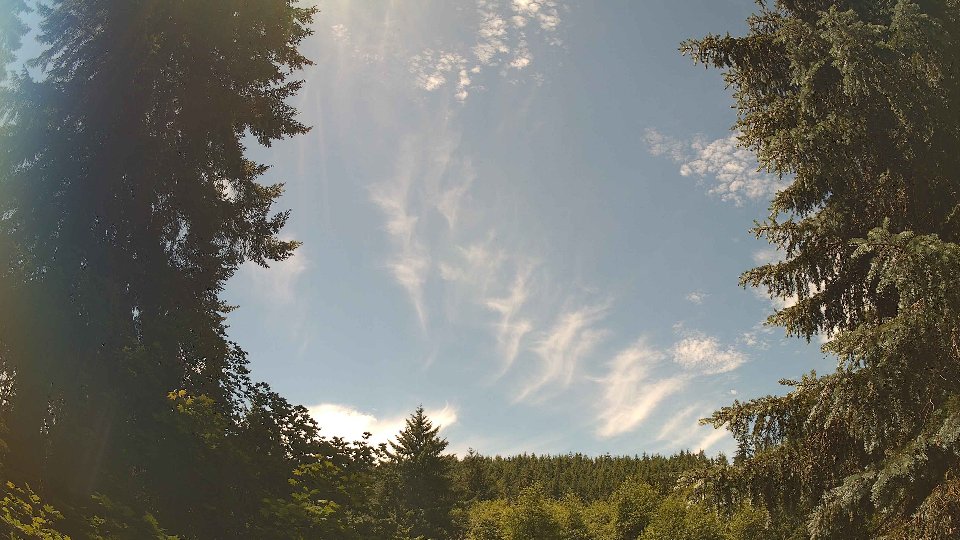 Pacific Northwest skyline timelapse frame from Jun 18th, 2026 at 1:00 PM