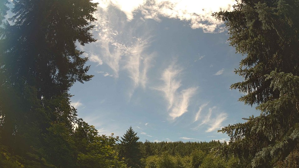 Pacific Northwest skyline timelapse frame from Jun 18th, 2026 at 1:15 PM
