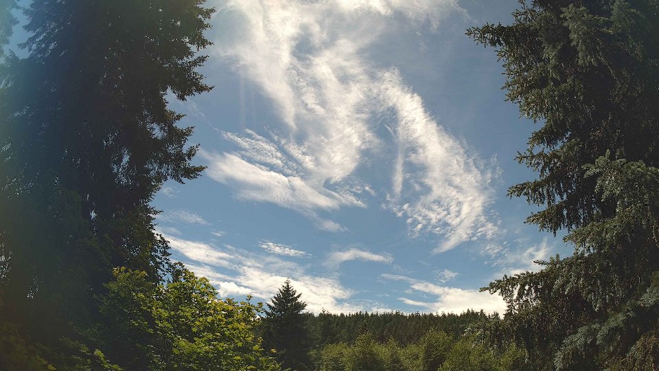 Pacific Northwest skyline timelapse frame from Jun 18th, 2026 at 1:30 PM