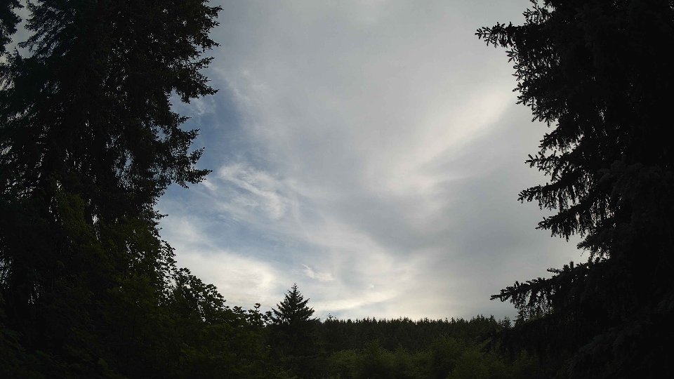 Pacific Northwest skyline timelapse frame from Jun 18th, 2026 at 7:45 PM