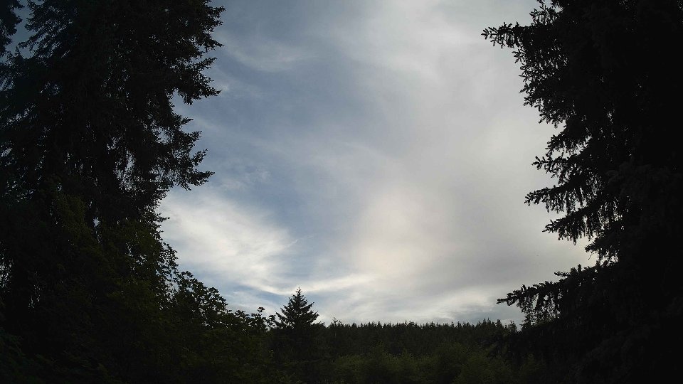Pacific Northwest skyline timelapse frame from Jun 18th, 2026 at 8:00 PM