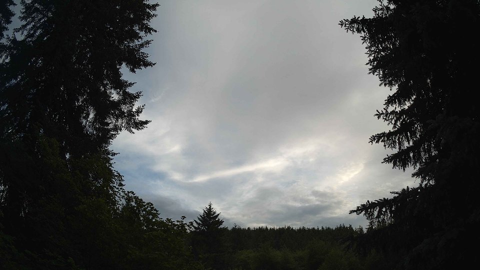 Pacific Northwest skyline timelapse frame from Jun 18th, 2026 at 8:15 PM