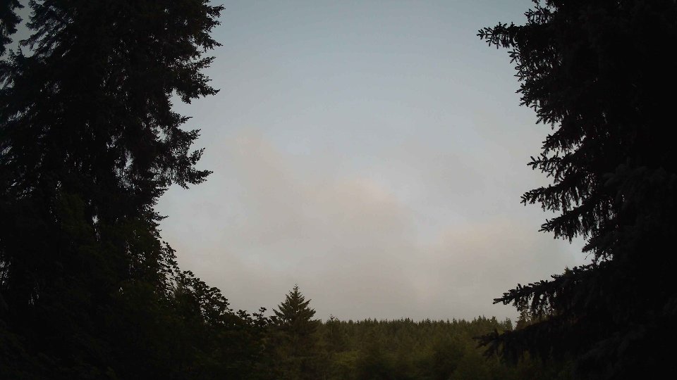 Pacific Northwest skyline timelapse frame from Jun 18th, 2026 at 5:00 AM